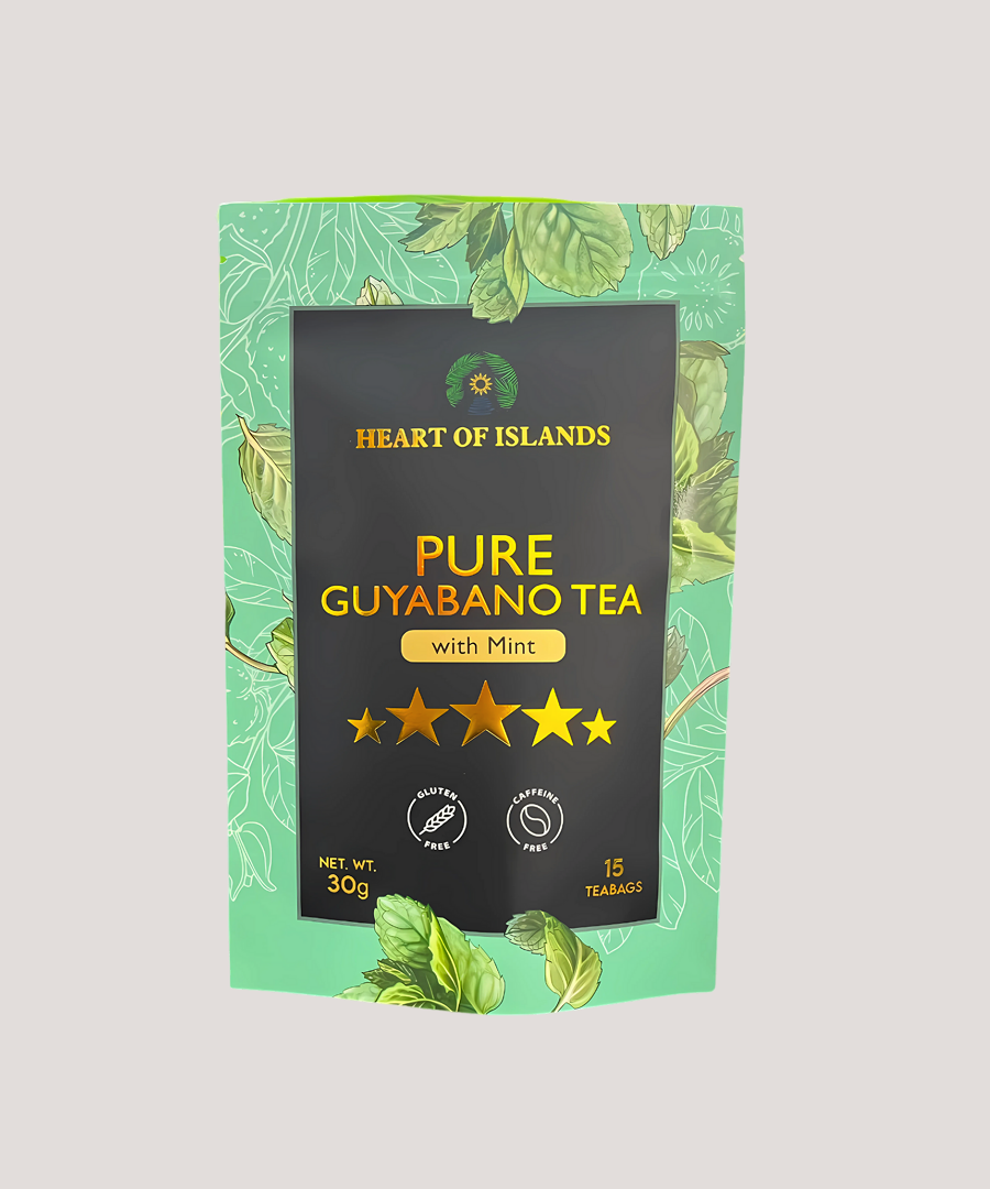 guyabano tea with mint refreshing herbal tea